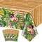 4Pcs Hawaiian Party Tablecloths - 51 x 86.6 Luau Party Decorations Table Cover
